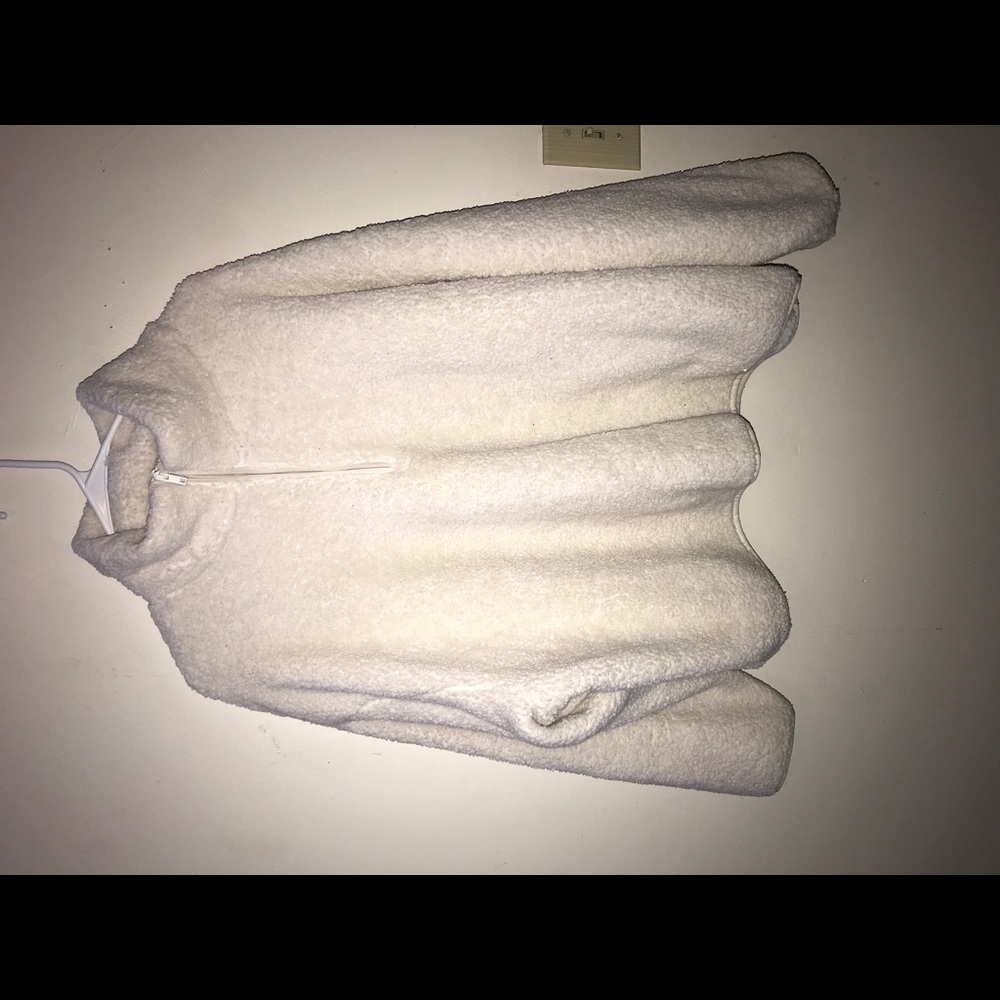 White winter sweater